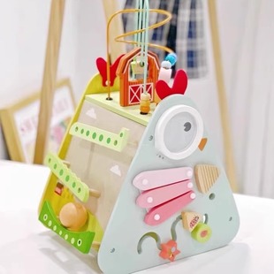 [官方正品]可来赛Classic World快乐小鸡活力盒四面体儿童玩具6M+