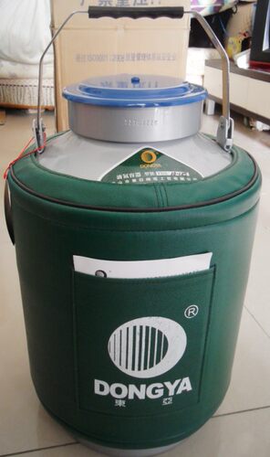 东亚液氮罐YDS-10-125提篮大口方形抽屉式冻存管架便携式转移标本