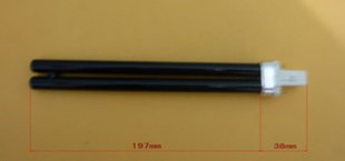 H型紫光灯管 验钞灯管 H管 紫外线灯管 单端H形紫光管11W