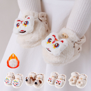 小月龄外出袜鞋软底男宝个月2025新款宝宝10款1岁加绒女款学步鞋