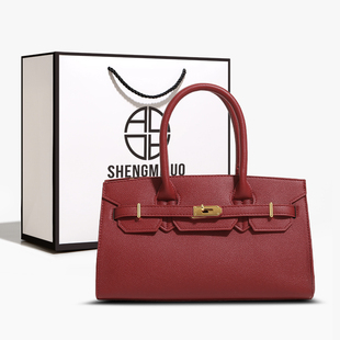 圣米洛结婚手提包红色包包女2026新款时尚百搭新娘包婚礼斜挎包