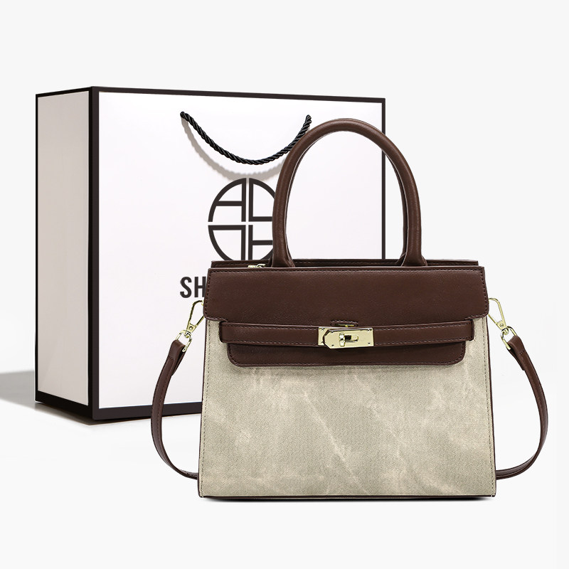 圣米洛轻奢高级感手提妈妈包包女士2026新款复古单肩包通勤斜挎包,箱包皮具/热销女包/男包,通用款女包,淘宝优惠券,粉丝福利购,淘宝优惠卷