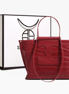 圣米洛婚包红色包包女结婚新娘包婚礼高级感百搭大容量单肩托特包