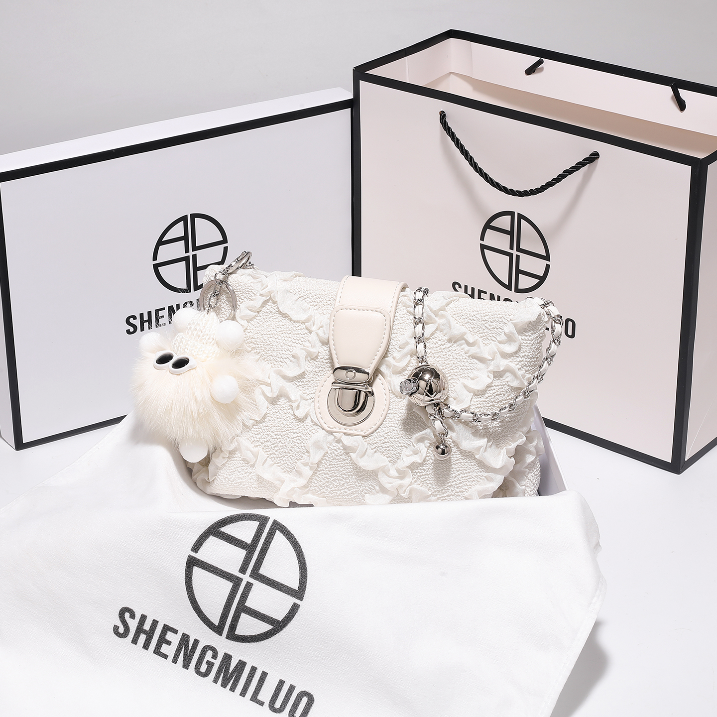 SHENGMILUO/圣米洛8198小方包