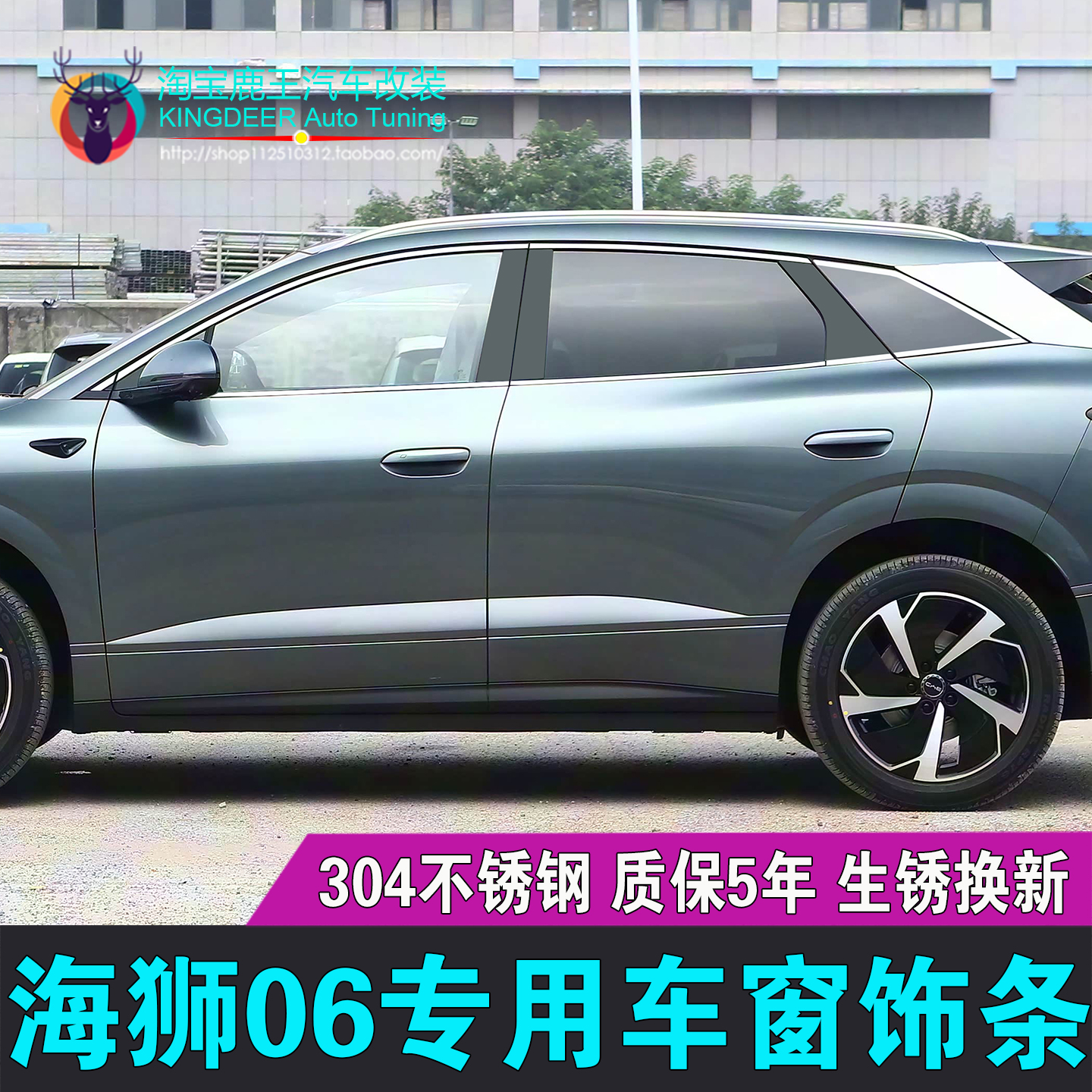 海狮06不锈钢车窗饰条门窗亮条