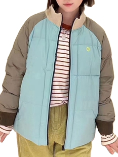 2023年素然迷新款羽绒服冬季女双面穿抽绳加厚短款羽绒A0223DO03