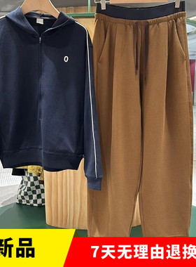 2023年素然专比新品秋季运动薄拉架宽松运动裤直筒裤A0233PA13