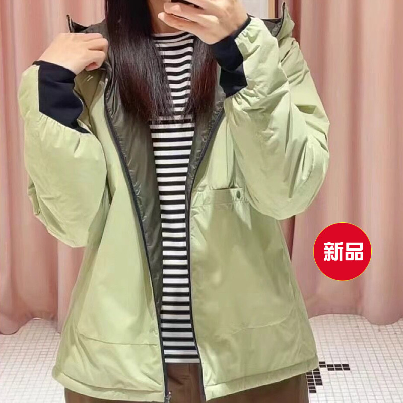 长袖双面穿铺棉外套2024新款