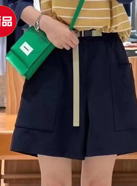 2023年夏新素然专比休闲短裤运动防泼水四分半裙短裤A0231PA27