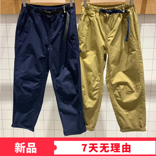 2023春季新款素然专比女士运动棉格子直锥裤A0231PA09