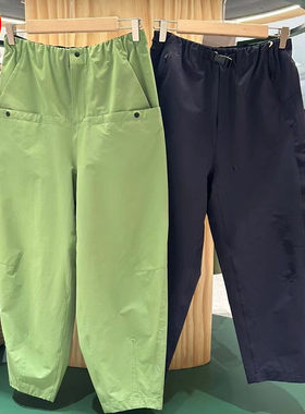 2023夏季素然专比新品休闲锥裤女运动束脚仿棉感松锥裤A0231PA24