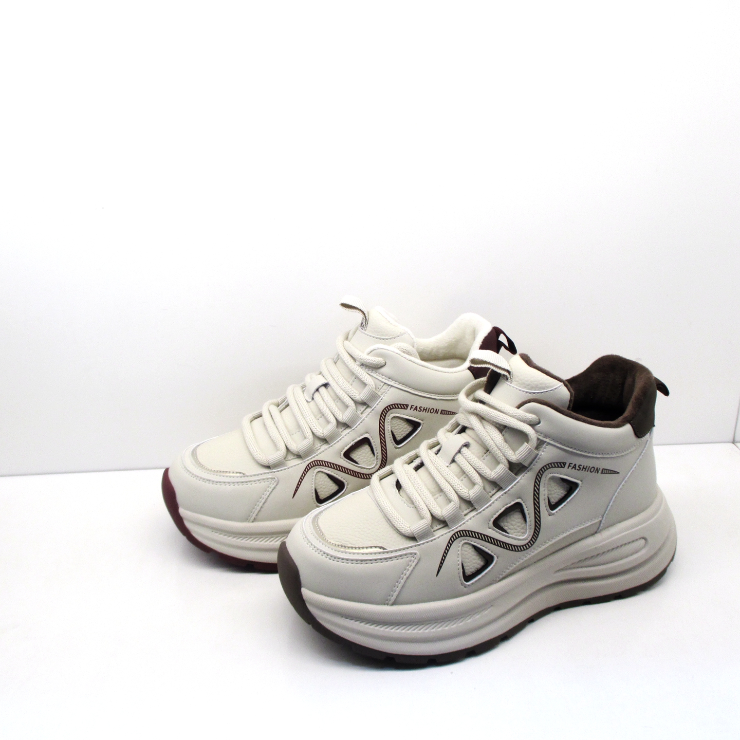 妙茉莉韩版皮阿甘鞋休闲运动女鞋