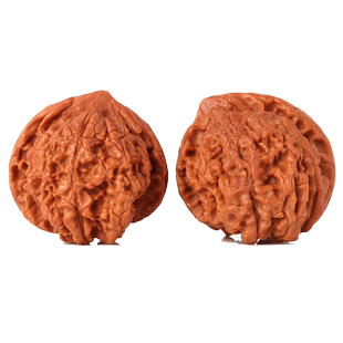 文玩异形核桃蛇头非拼接半壁鹰嘴官帽手玩把玩小众怪形手把件古玩