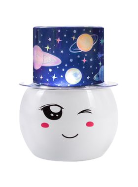 中秋浪漫星球炫彩LED投影灯旋转梦幻彩灯卧室夜灯情人节生日礼物