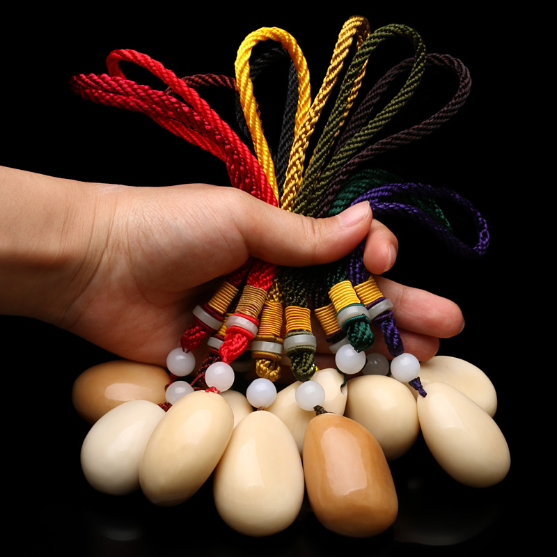 天然象牙果原果打磨包手工雕刻