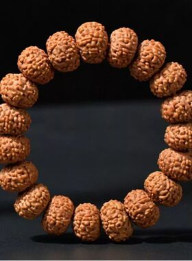 矮桩飞碟手串七八九瓣小金刚菩提子男女念珠手链文玩树王爆肉印尼