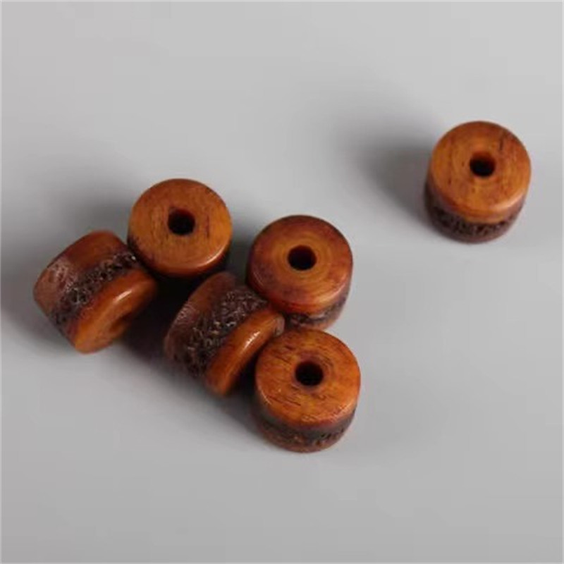 老料牦牛骨嘎巴啦散珠配件保真牛骨珠子藏式diy星月文玩首饰配饰