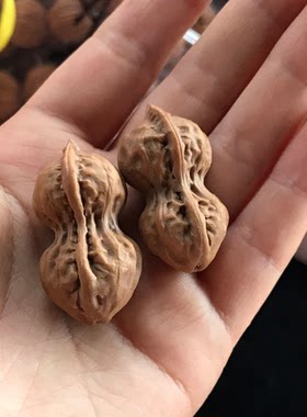 手捻天然原色宝葫芦迷你袖珍