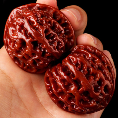 机刷包浆文玩核桃手把件大肚子