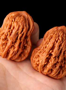 文玩核桃异形花生葫芦把玩机刷包浆麦穗虎头厚皮狮子头盘玩手把件