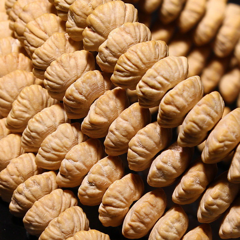 天然金叶莲花菩提籽飞碟隔片算盘佛珠项链配饰文玩念手钱串十八子,饰品/流行首饰/时尚饰品新,菩提,淘宝优惠券,粉丝福利购,淘宝优惠卷