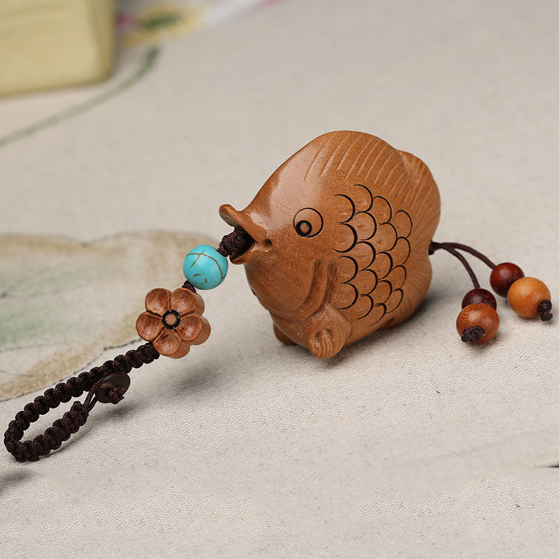 年年有余。肥鱼文昌鱼逆流荣升龙鱼鲤跃龙门汽车钥匙扣包包挂件