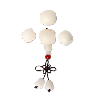 星月金刚菩提根配饰套餐腰珠顶珠隔片藏式佛头三通佛珠配件套装