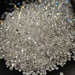 7分配石 8厘小碎钻1 人工造合成培育钻圆形厘石足反钻3