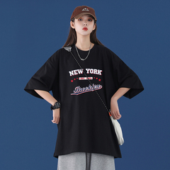 Unisex new cotton men's and women's short T-shirt student half sleeve T-shirt