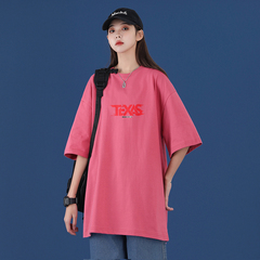 Spring and summer New Unisex cotton men's and women's short T-shirt student half sleeve T-shirt