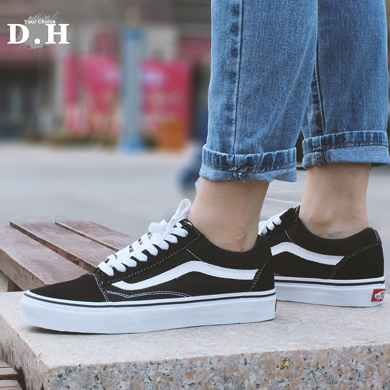 范斯VANS old skool 經典款VN0D3HY28男鞋女鞋低幫帆布鞋