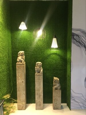 热卖青石仿古雕刻镇宅狮子拴马桩摆件 古代石雕狮子拴马石柱smz10