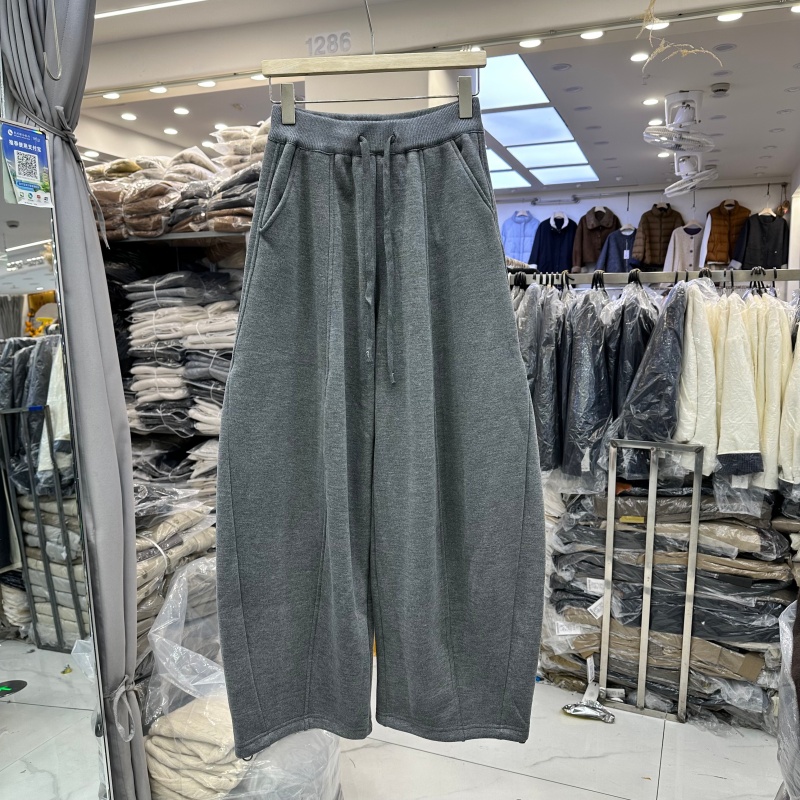 3R366365-1加绒弯刀阔腿裤