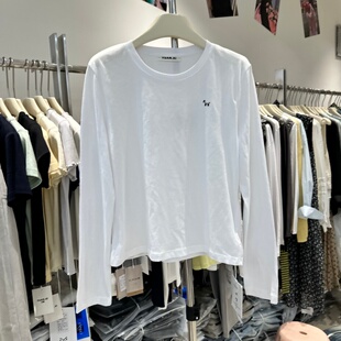 春季 3正版 新款 韩系刺绣卡通马长袖 上衣女 YUANXI元 T恤衫 熙268099