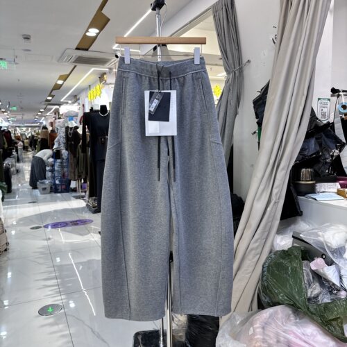 3R38W91228正版弯刀阔腿卫裤