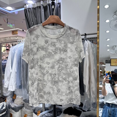 HMY31830韩系晕染上衣潮