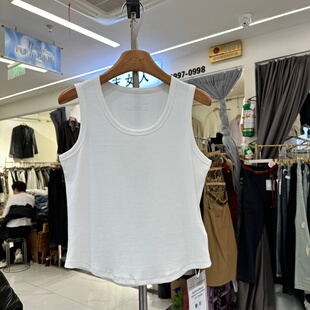 无袖 壹彩9939正品 韩系U领春夏简约基础款 新款 内搭打底背心女 春季