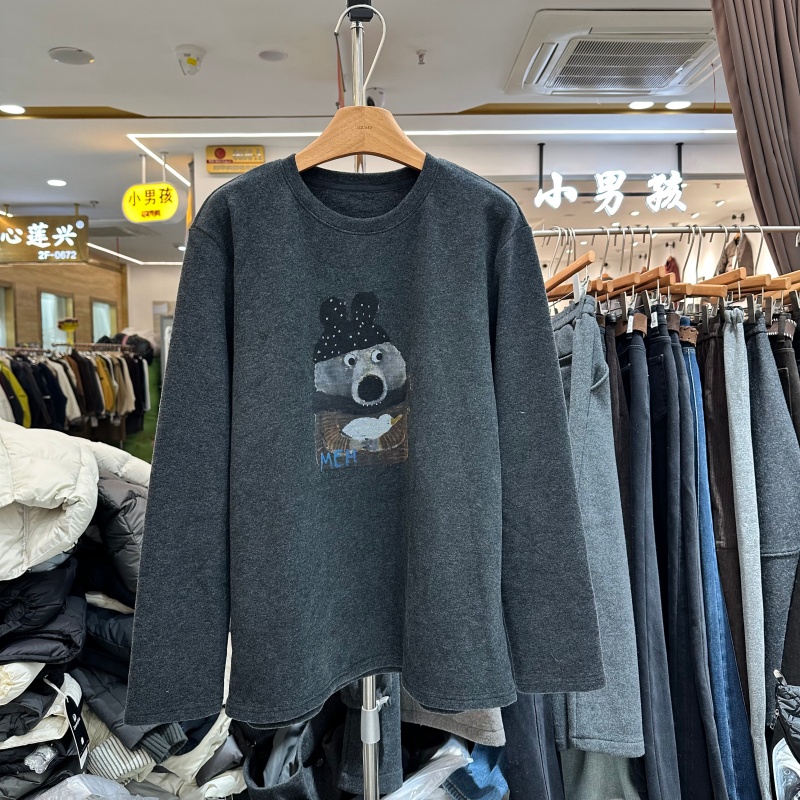 ONE26253印花卡通图案T恤衫上衣