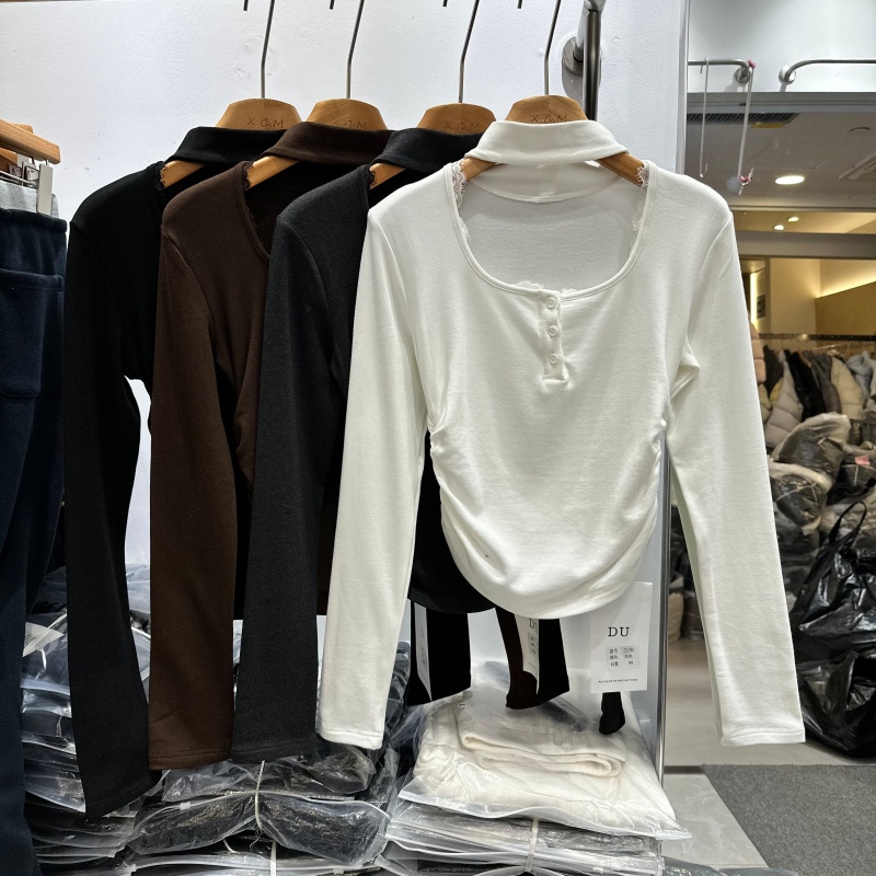 DU71781挂脖辣妹风T恤衫上衣