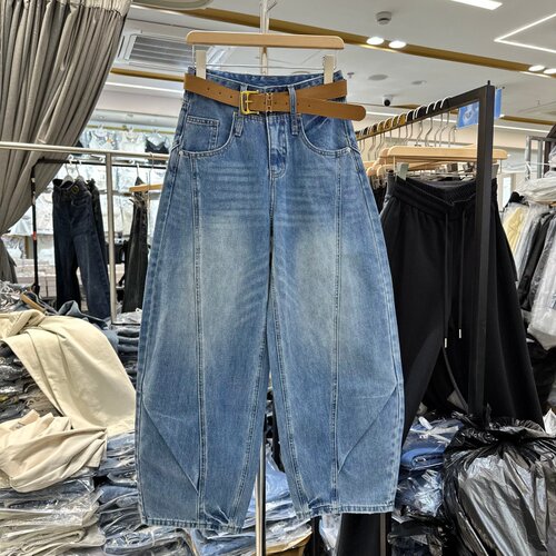 欧洲站高货弯刀牛仔裤潮