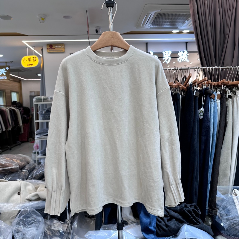 YHS91787双面德绒T恤衫上衣