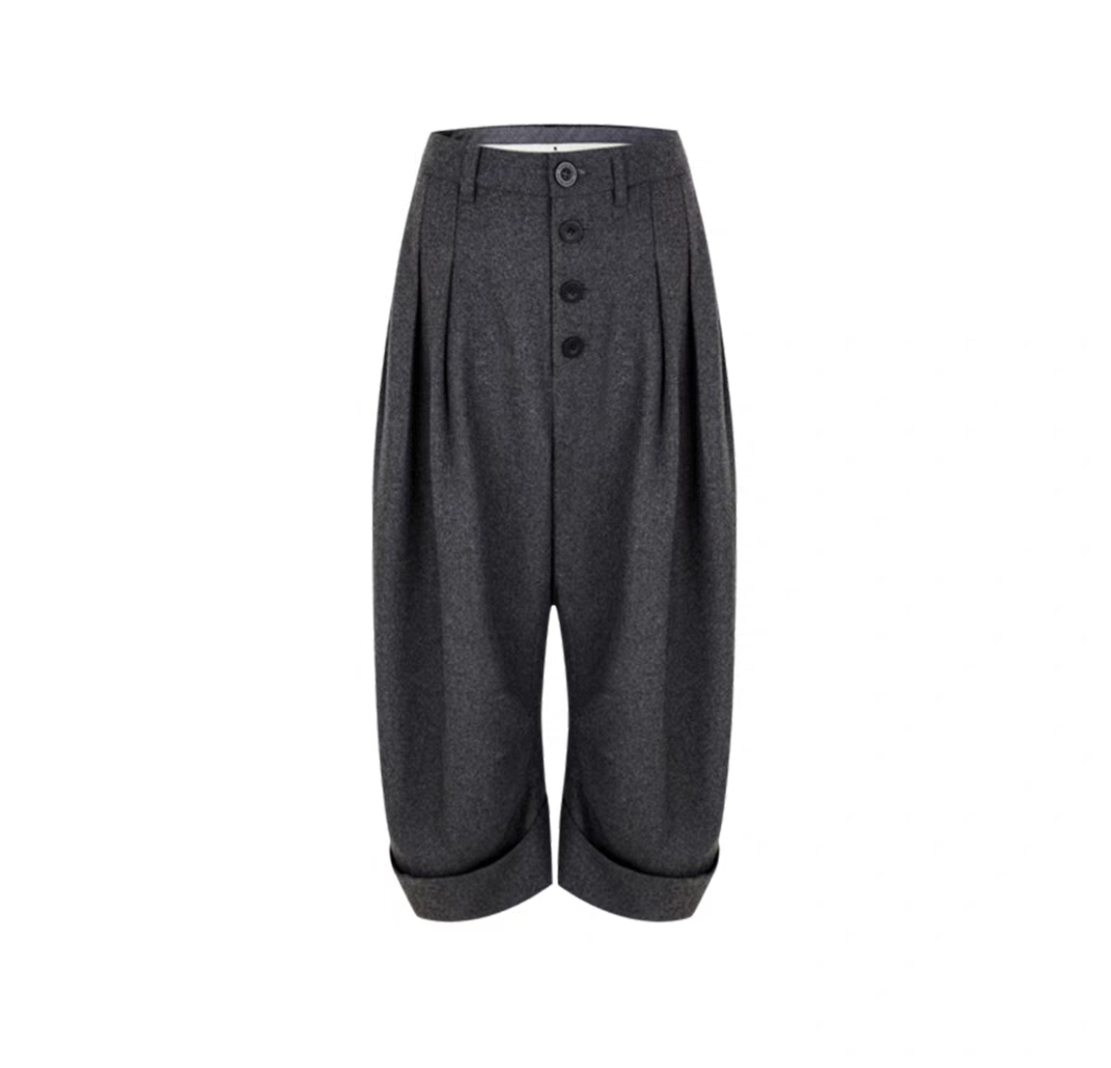 [新品]JOURNAL RECORD设计师品牌25秋多纽扣收口休闲裤女