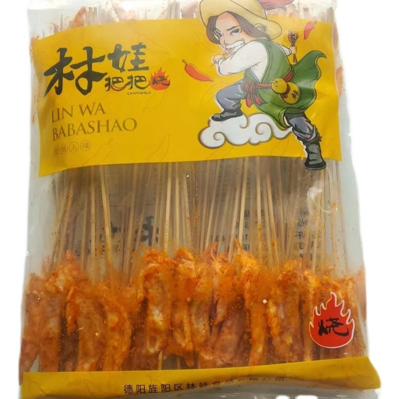 四川成都宜宾林娃儿把把烧肉串-香辣鸡尖串 1000串/件