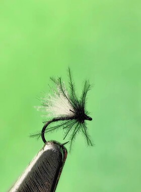 超小CDC摇蚊22、24号 飞钓无刺干式毛钩飞蝇钓马口溪哥白条