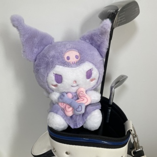 库洛米小魔女高尔夫一三五号木杆套小恶魔球杆套卡通杆头套高品质