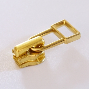 正品YKK金属自锁拉头拉链头金铜色DA8DHR 3号5号码装拉链配件箱包