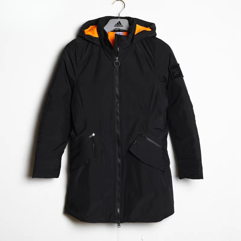 Reebok锐步女冬防风保暖运动连帽中长款棉衣棉服外套FU1693原1499,运动服/休闲服装,运动棉衣,淘宝优惠券,粉丝福利购,淘宝优惠卷