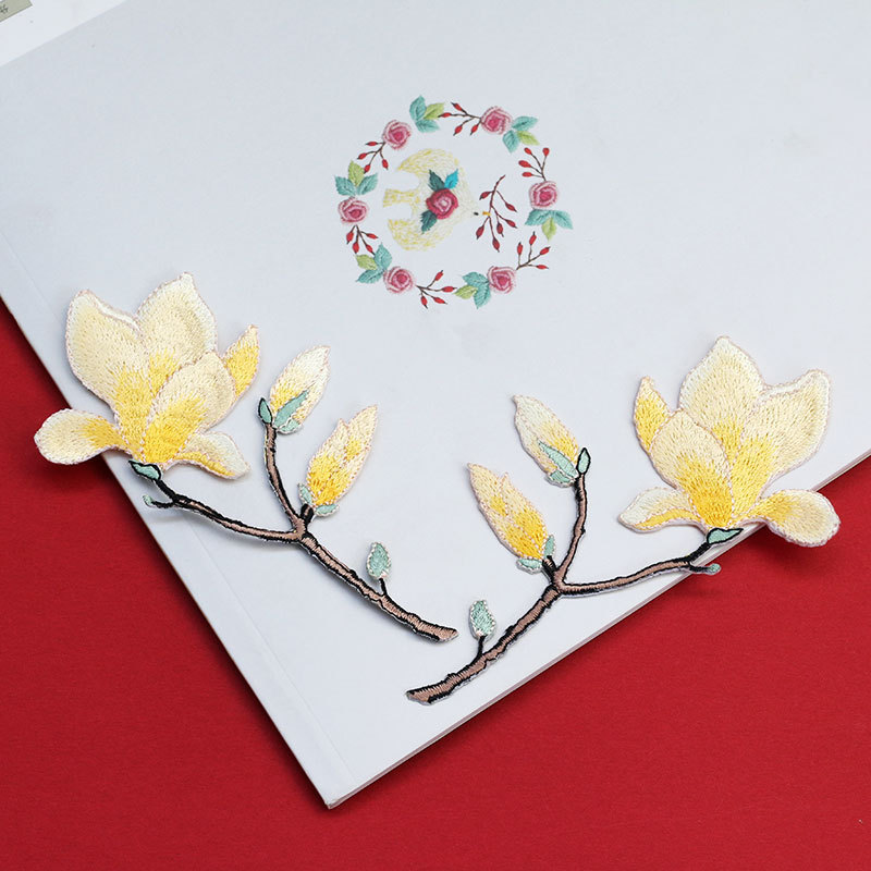 diy花叶小品包包装饰熨烫补丁贴