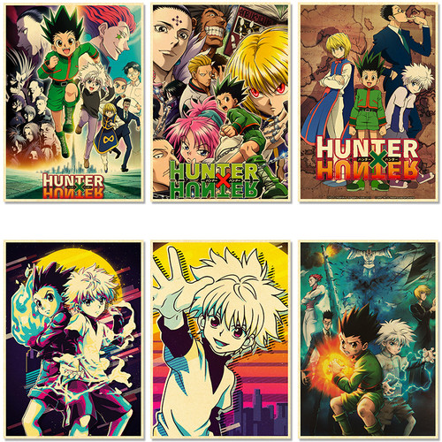 Hunter X Hunte Anime Poster Decor Home Posters Room Decor