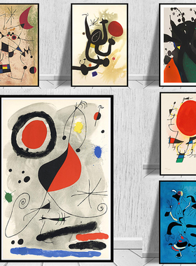 Modern Joan Miro Surrealism Art Posters Prints Canvas Paints